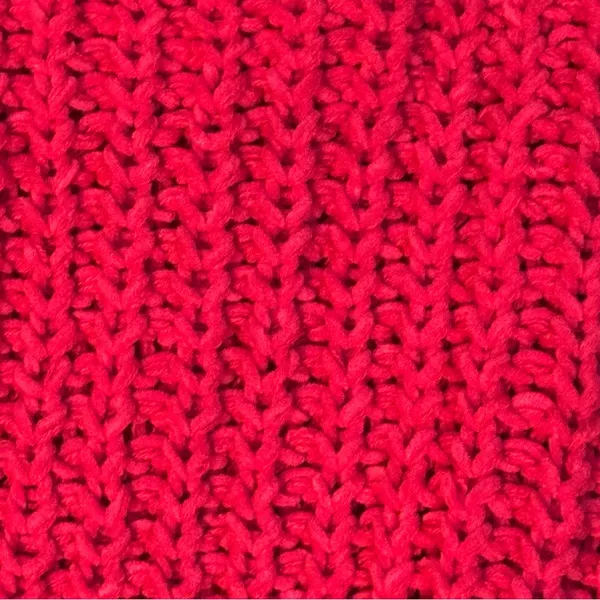 POL Chelsea mock neck cable knit chunky pink sweater size large bubble sleeves - Image 7
