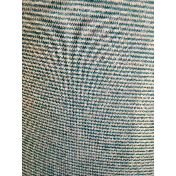 Lululemon Aqua Blue White Micro Stripe Cool Racerback Tank Top Size 4 - Image 7