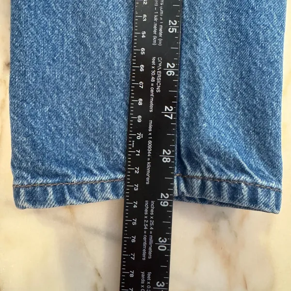 Reformation Julia High Cigarette Jeans Women 28 Sonoma Destroyed Blue - Image 11