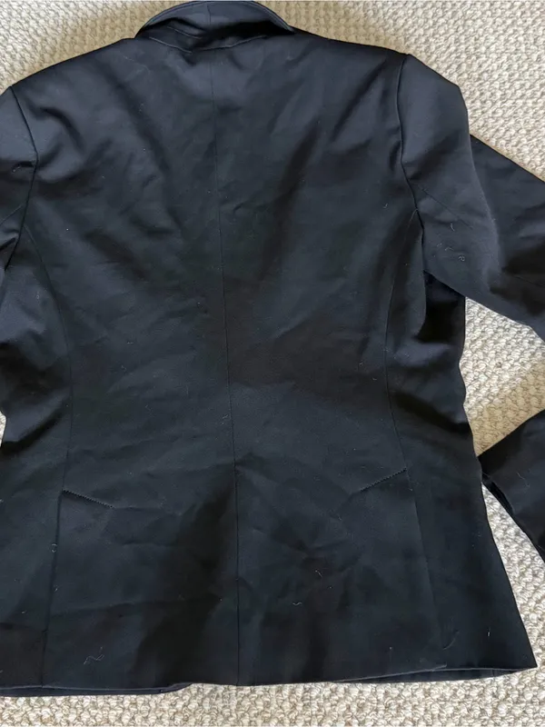 Express Blazer One Button Jacket Women’s Size 6 Black Stretch Regular Fit Office - Image 5
