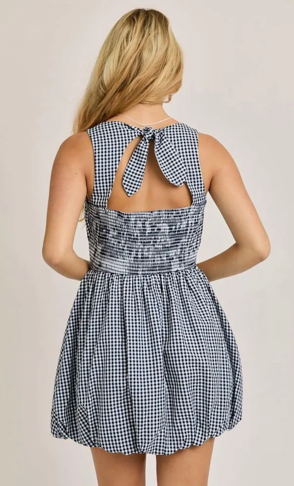 Le lis dress navy mini - Image 3