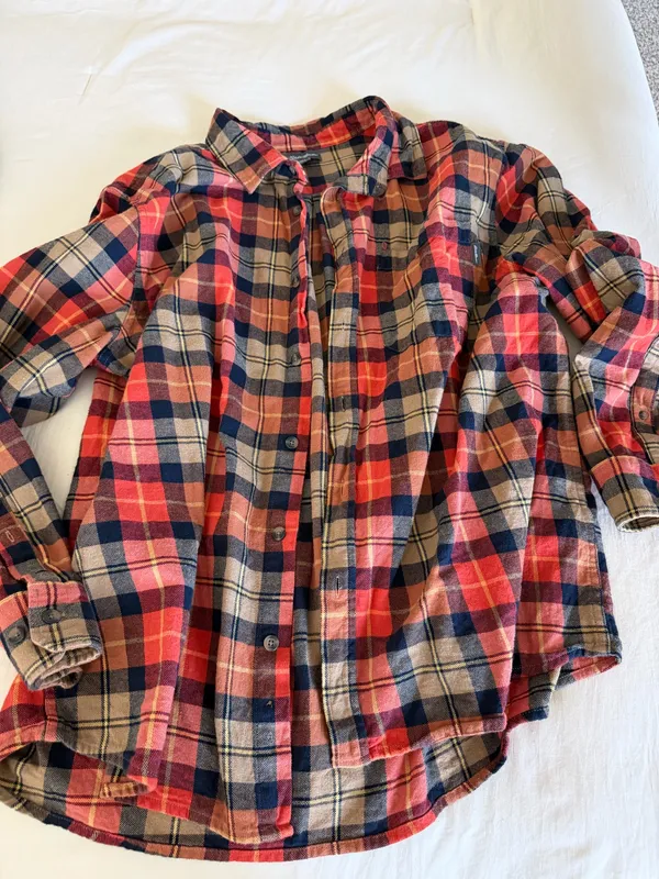 Red Eddie Bauer flannel  - Image 2