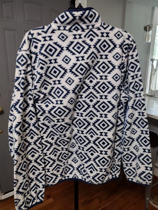 Summit Sportswear Clemson Aztec Print Fleece - Image 4