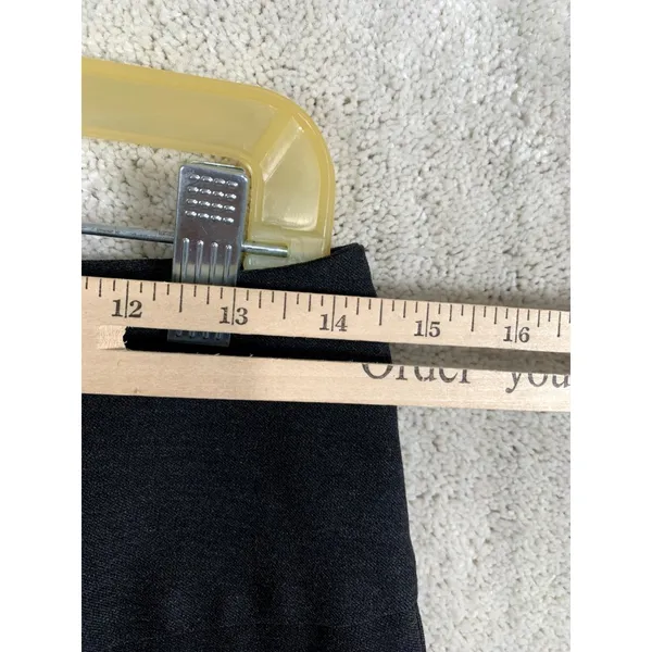 Cache Womens Stretch Pants‎ Size 6 Mid Rise Dark Gray Boot Cut Dress Casual - Image 9