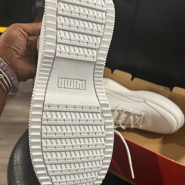 Puma White Sneakers Mayra NWOT - Image 5