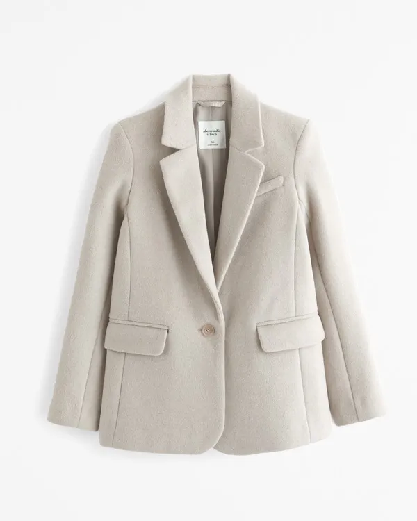 Abercrombie Wool Blend Blazer Coat - Image 2