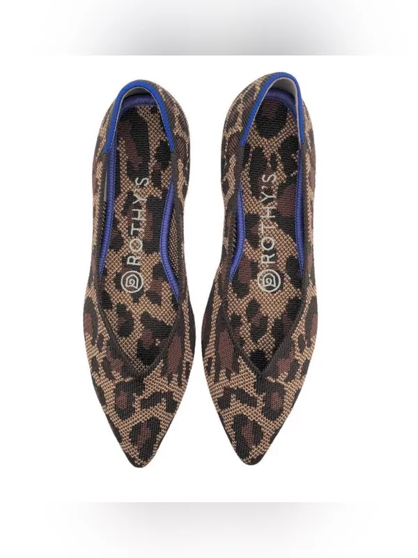 Rothy’s Wildcat Print The Point Flats | Size 8 - Image 2