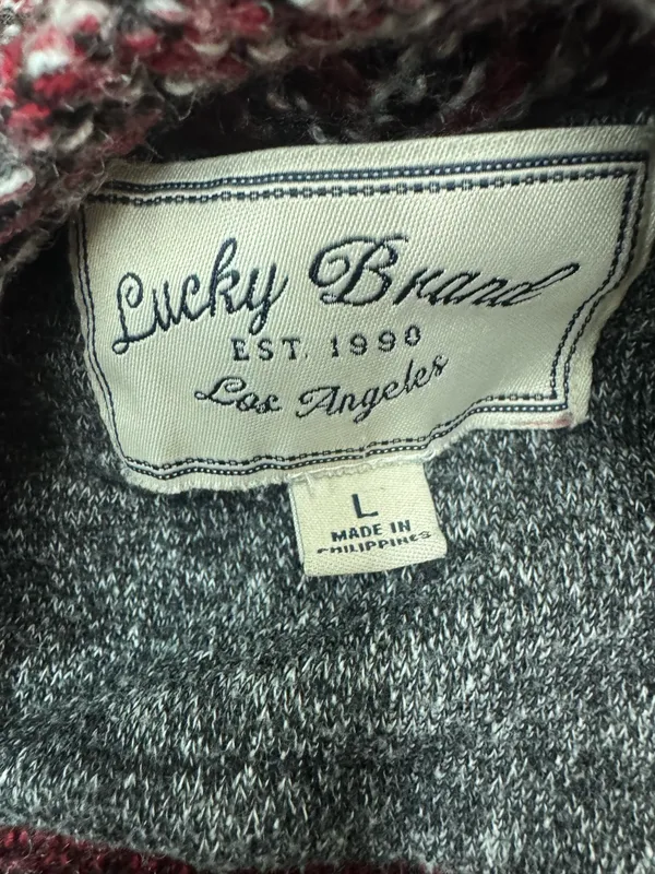 Lucky Brand Open Front Sweater Cardigan Size Large - Image 5