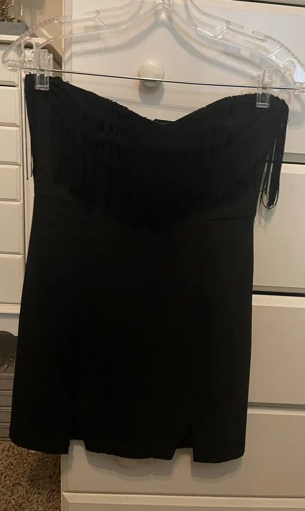 Black strapless dress - Image 5