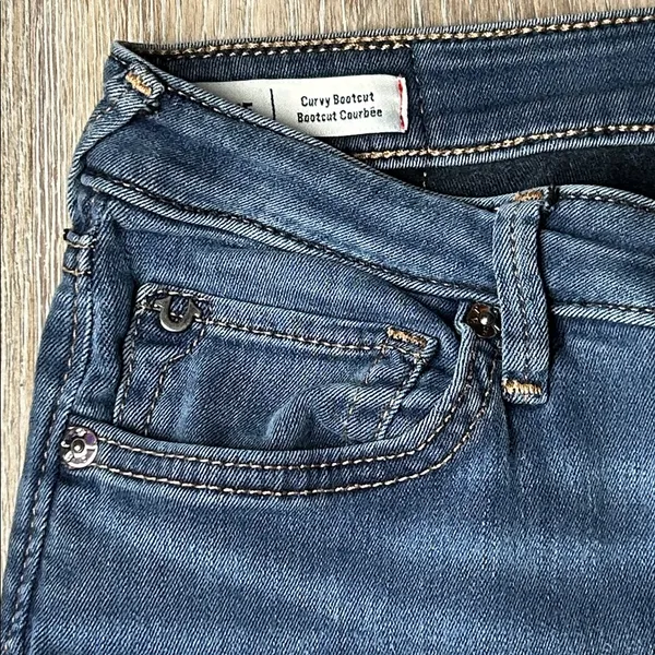 True Religion “Jennie” Curvy Bootcut Jeans Size 28 - Image 8