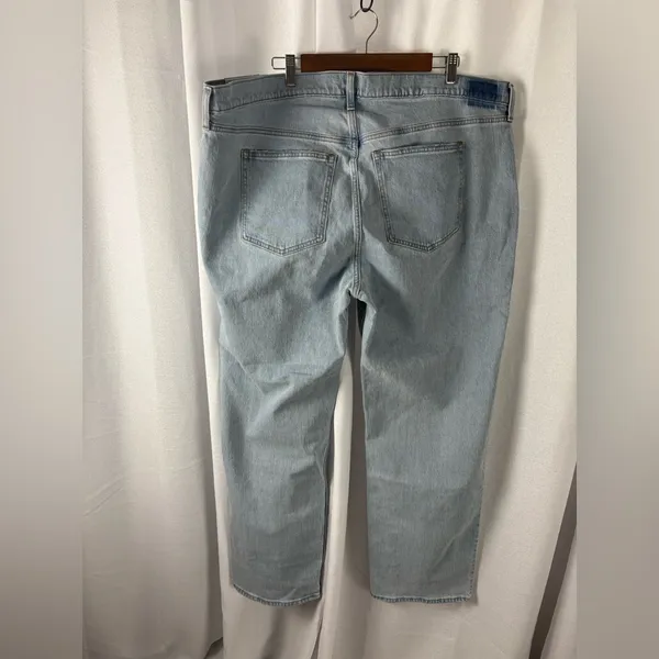 ABERCROMBIE 90s High Rise Relaxed Jeans Clean Girl Wide Leg Plus‎ Size Long Tall - Image 6