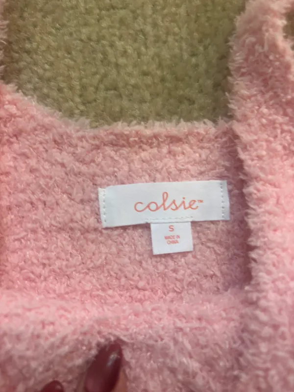 Plush pink loungewear set - Image 3