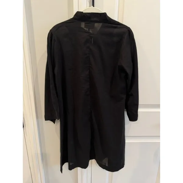 Tuckernuck NWT Black Marseille Caftan Dress XS Tie Neck Beach Cover-Up - Image 6