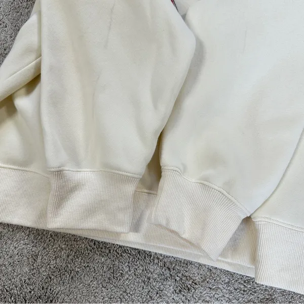 bohme Women’s Embroidered Sweatshirt Metterhorn Longsleeve Crew Neck in Beige XS - Image 7
