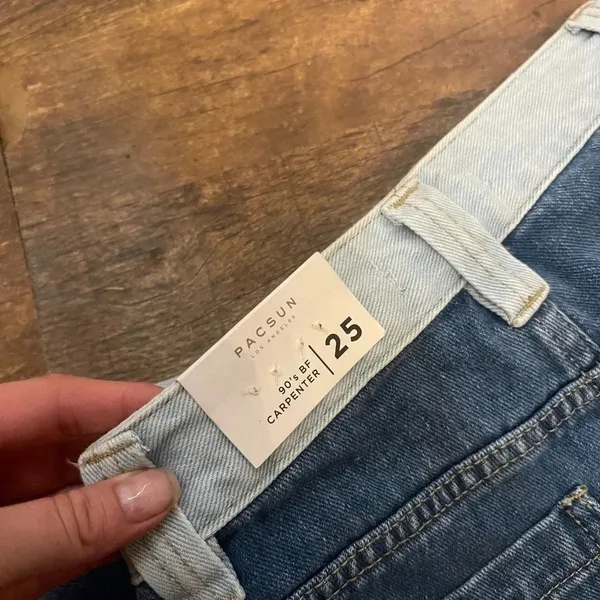 Pacsun 90s Boyfriend Y2K Baggy Carpenter Straight Jeans size 25 - Image 11