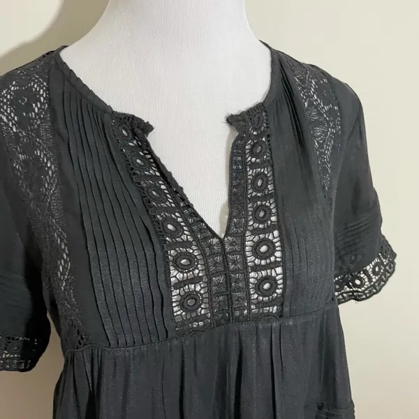 Anthropologie Maeve Tiered Lace Tunic - Image 6