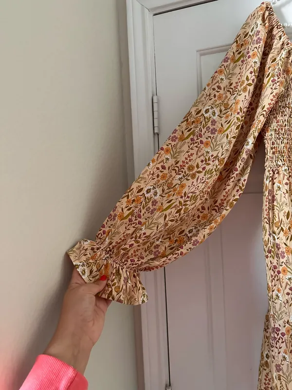 Simply Southern Smocked Floral Dress - Image 3