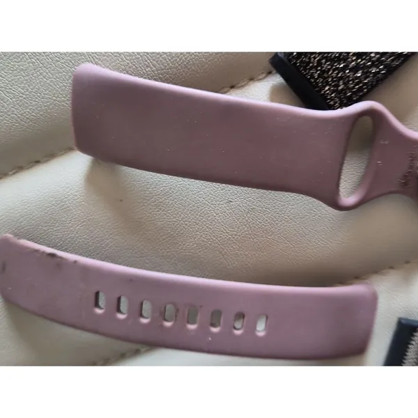 Mixed Apple Watch Bands Lot - Fitbit Black, Pink, Purple, Navy, Gray - Image 3