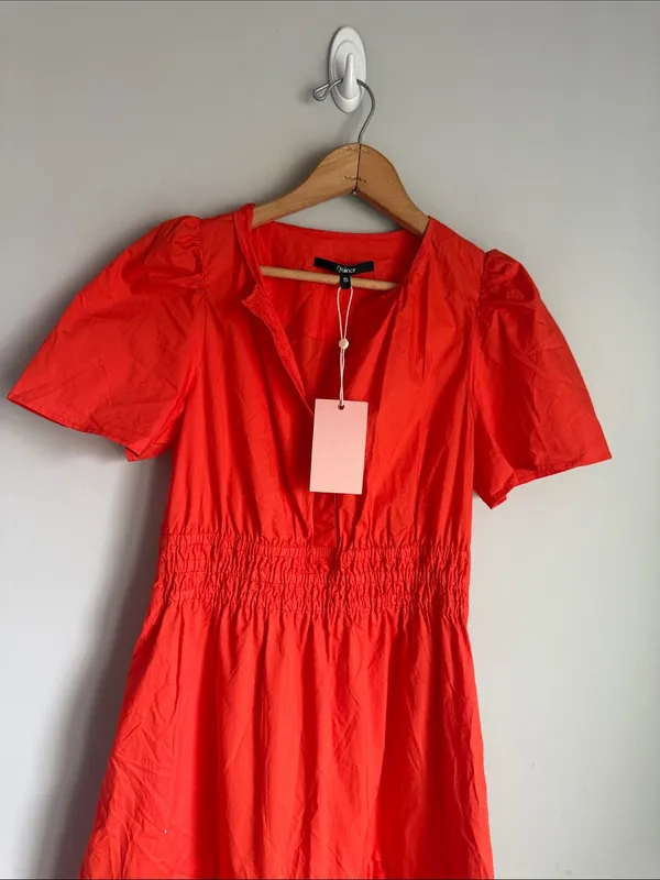 NEW Quince 100% Organic Cotton Poplin Tiered Maxi Dress - Image 5