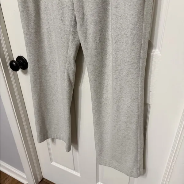 Alpine design wide leg‎ fleece sweatpants grey size large - Image 4