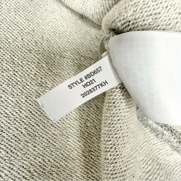 J.Crew University Terry Long Half-Zip Tunic Sweatshirt Heather Grey Cozy Chic - Image 13