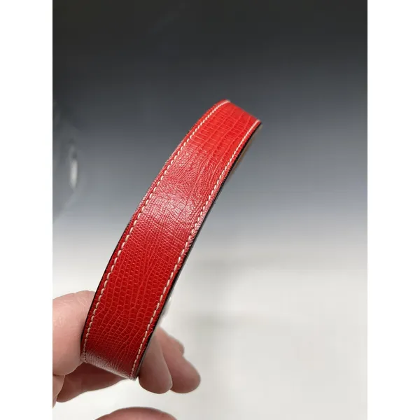Janie Fricke Collection by circle Y Leather SM‎ Belt Vintage 80's Rodeo Snake - Image 5