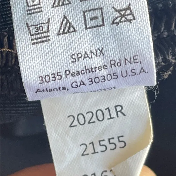 SPANX Mama Maternity Faux Leather High Waisted Leggings Black Size XS #20201R - Image 8