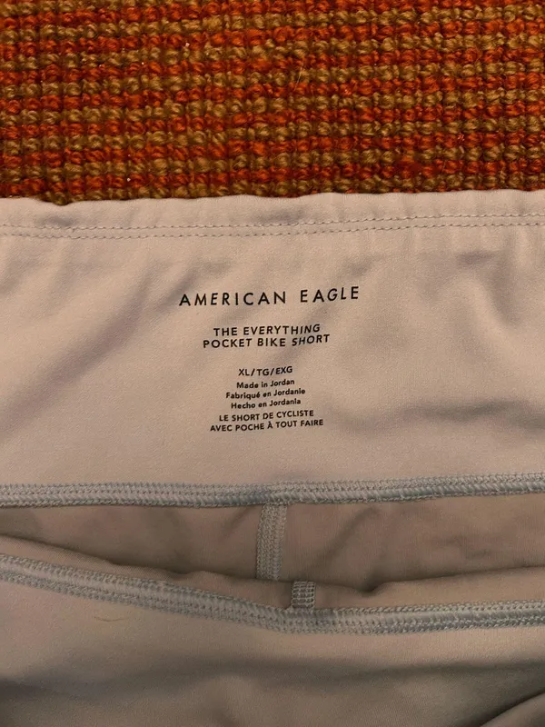Blue American Eagle bike shorts - Image 2