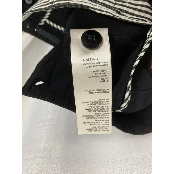 Anthropologie Maeve Black The Naomi Wide Leg Pants Sz.0 - Image 14