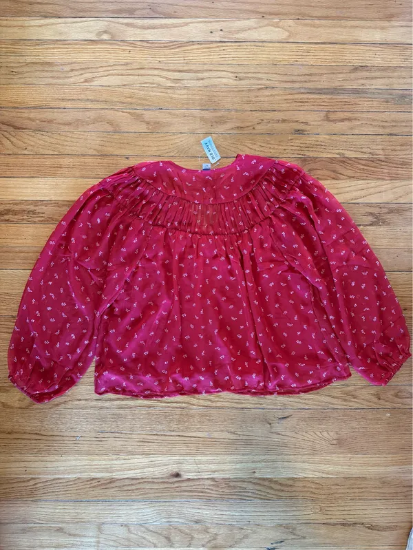 NWT Old Navy Floral Chiffon Blouse - Image 6