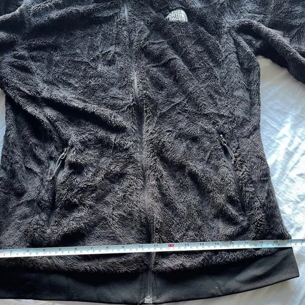 The North Face Full Zip Sherpa Fleece Jacket Women's Size Large Black - Image 6