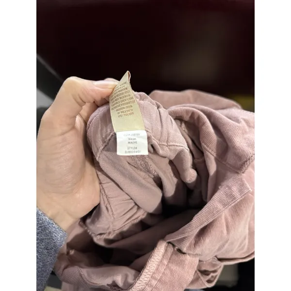 Altar'd State Women's Pink Corduroy Jumpsuit Size‎ XS - Image 3