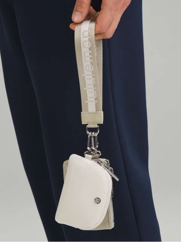 Lululemon Dual Pouch Wristlet *Wordmark Raw Linen / White Opal / White - Image 6