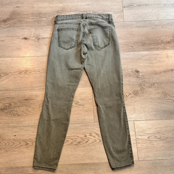 Pistola Olive Green Wash Skinny‎ Jeans Comfort Stretch Moto Casual Pants Size 28 - Image 2