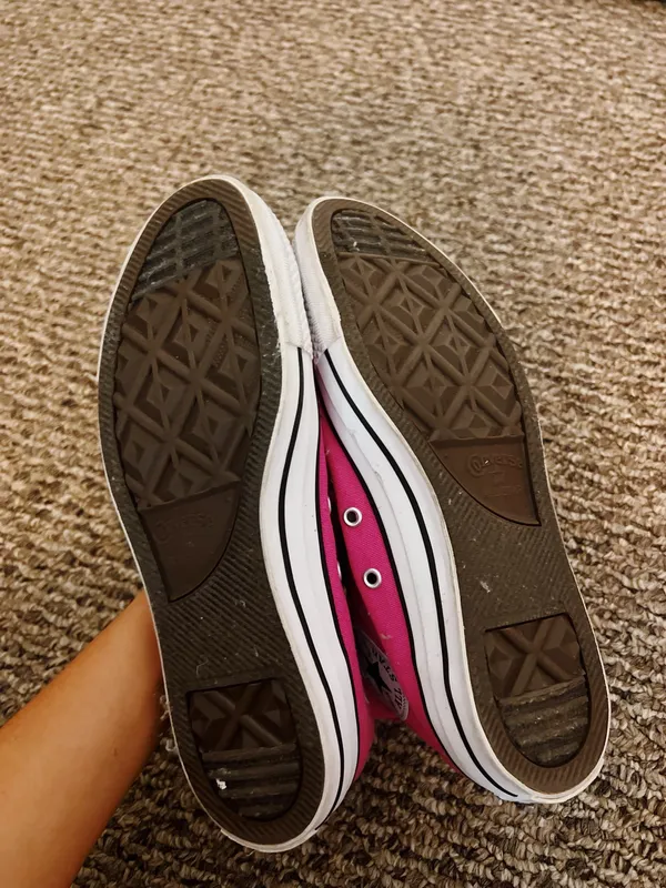 Hot Pink High Top Converse - Image 4