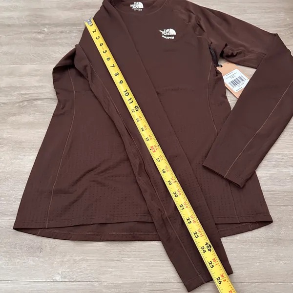 SKIMS THE NORTH FACE X DOTKNIT LONG SLEEVE TOP in cocoa - Image 4
