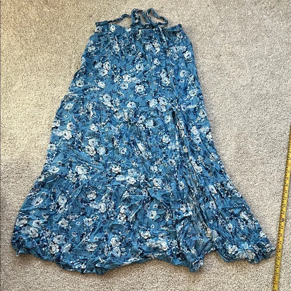 Miami Blue Floral Maxi Skirt - Image 2