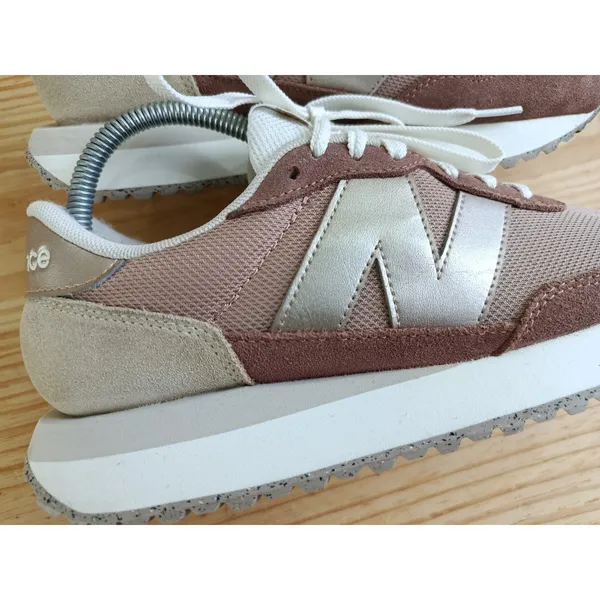 New Balance 237 Women's Size 8 W Pink Rose Gold Suede Sneakers WS237MSC - Image 7