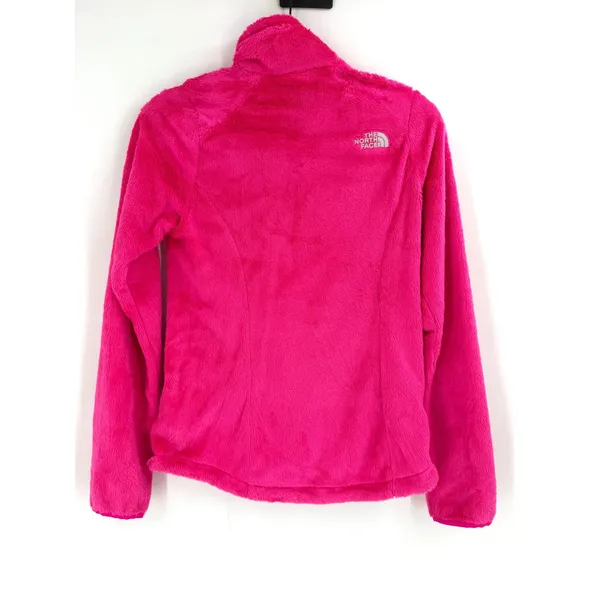 The North Face Osito Fleece Jacket Women Small Pink Full Zip Fuzzy Gorpcore - Image 2