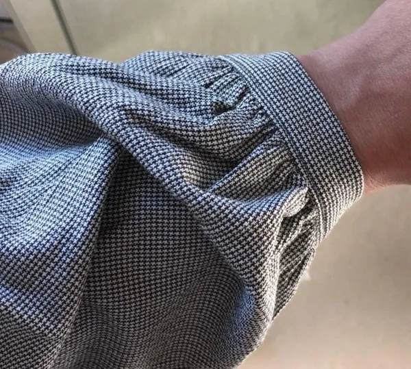Treasure Bond: Black Benton Check Top - Image 3