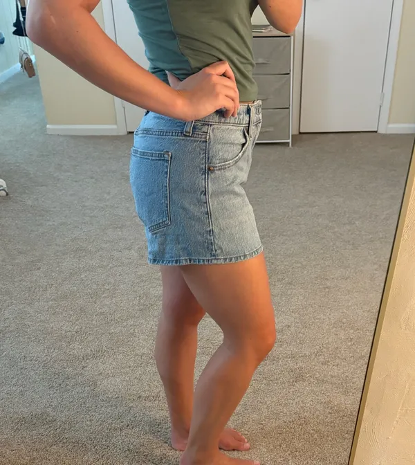 Abercrombie mid rise a-line shorts - Image 4