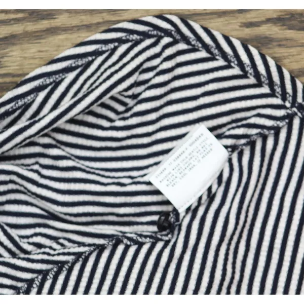 Bcx Juniors Sleeveless Striped Peplum Top 1004D49 Navy / White Stripe M - Image 5