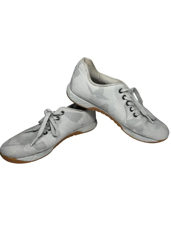 NOBULL white gray Frog-Print Trainer Interior W 8.5 M 7 workout weightlifting - Image 5
