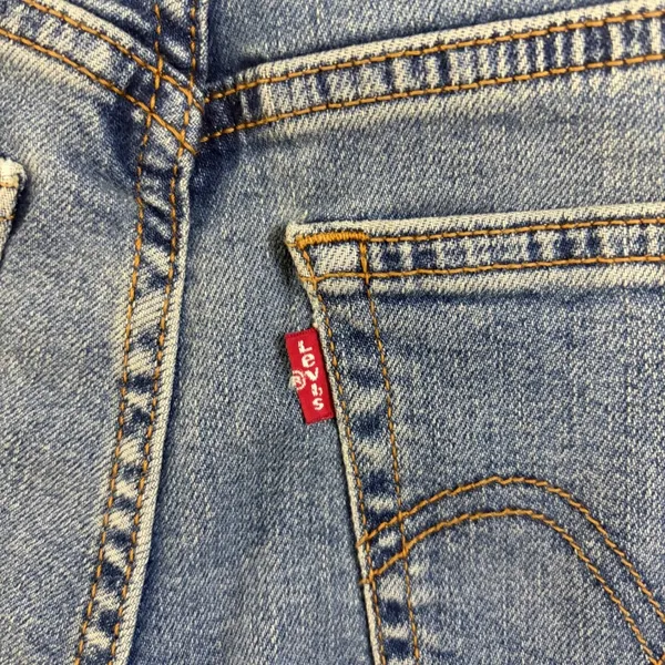 Levis Wedgie Straight High Rise Distressed Jeans Light Wash‎ 25x28 NEW Capsule - Image 10