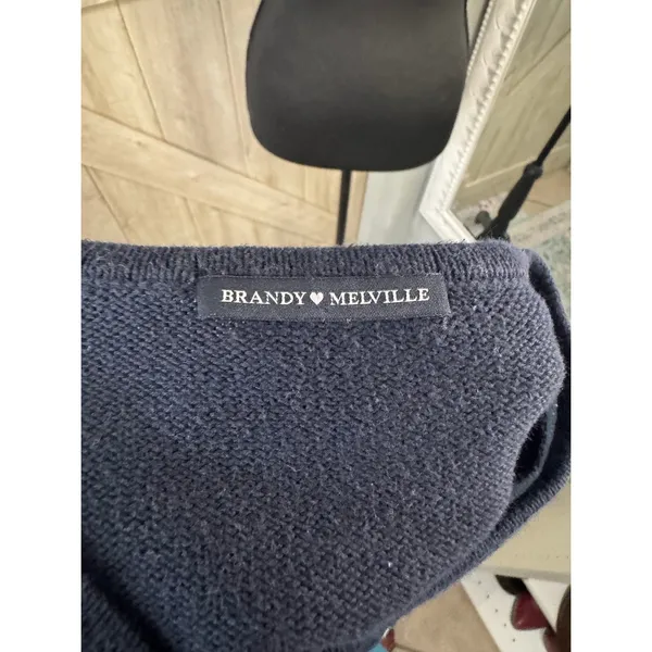 Brandy Melville "Elizabeth" Argyle Cardigan 💙 - Image 6