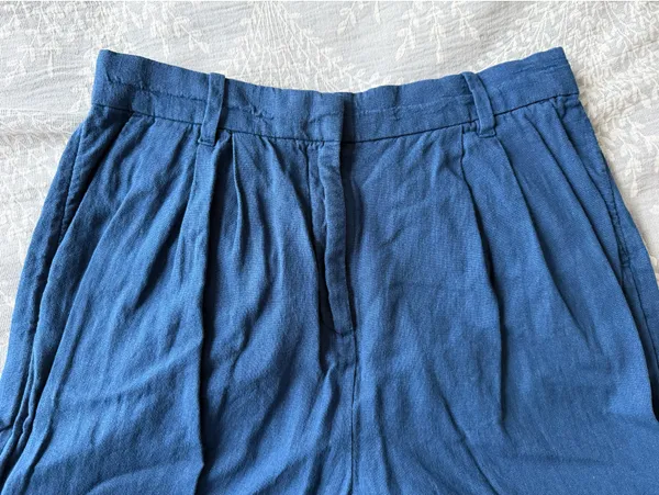 Abercrombie Linen-Blend Tailored Wide Leg Pant - Image 2