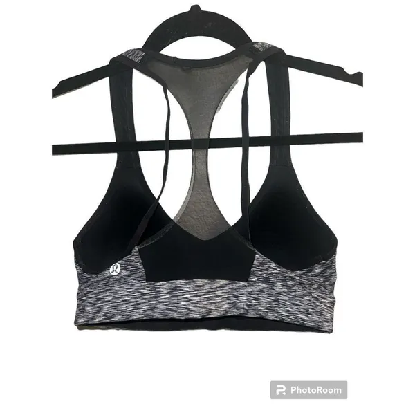 ✨Lululemon Speed Up Heather Grey Sz 4 Bra✨ - Image 4