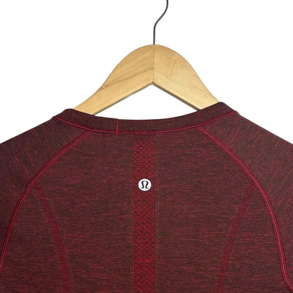 Lululemon Swiftly Tech Long Sleeve Crew *Lulu Red / Black - Image 8