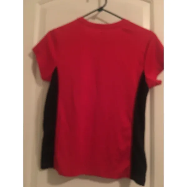 NCAA Women's Juniors Shirt Georgia Bulldogs Activewear Size Large Red Black - Image 7