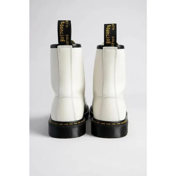 Dr. Martens Zavala White Leather Lace-Up Combat Boots – Women’s 10 - Image 4